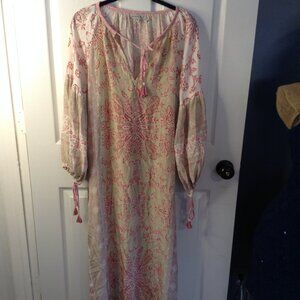 NWOT D'Ascoli "S" Maxi Haute Couture Bohemian Chic Quiet Lux Feminine Glamourous